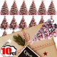 thumbnail image 2 of 10/1 piezas de colgante de acrílico navideño para árbol de Navidad, colgante para colgar en la corona, decoración, llavero, caja de regalo, adorno colgante, 2 of 5