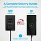 thumbnail image 2 of Cargador de pared USB-C PD de 30 W + Cable de carga de 6 pies Naztech, 2 of 7