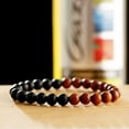 thumbnail image 5 of RSAMD Charm Chicken Wood Bracelet Buddha Head Gold Plated Buddhist Rosary Men Women-4, 5 of 7