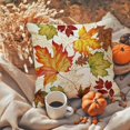thumbnail image 5 of Fall Maple Leaves Decorative Throw Pillow Cover 18 x 18, Autumn Farmhouse Rustic Porch Patio Outdoor Pillowcase, Thanksgiving Seasonal Sofa Couch Cushion Case Home Decor, 5 of 6