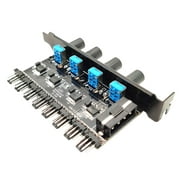8 Way Cooling 4-pin/3-pin Variable Computer Components Set E
