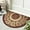 Brown, variant on Decorative Doormat Outdoor Rubber Mat for Front Door Entrance Mat Indoor 2x3 Rug for Front Door Entry Non Slip Mat Outside Doormat Half Round (Cobble)