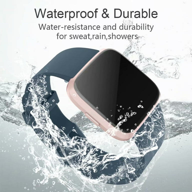 Compatible with Fitbit Fitbit Versa 2 Versa Versa Lite Edition Versa Special Edition Bands Upgrade Replacement Wristbands for Fitbit for Women Men Large for 6.7 8.1 wrist Walmart