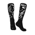 thumbnail image 3 of Zufioo Falling Musical Print Long High Thigh Socks Knee-High Warm Stocking Women Boot Sock Leg Warmer High Socks for Daily Wear, Cosplay, 3 of 6