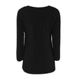 thumbnail image 5 of Coerni Unisex Kids and Toddlers' Cotton V-Neck Sweater Long Sleeve Fuzzy Furry Blouse Girls Fall Warm Sweatshirt Tops, 5 of 5