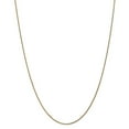 thumbnail image 1 of 14K Yellow Gold chain Spiga (Wheat) Pendant Diamond-cut 20 in 1 mm, 1 of 5