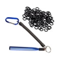 thumbnail image 4 of jinwen Wacky Rig Outil Alliage d'Aluminium avec 100 Silicone O S Outil de Pêche Gréement Bleu, 4 of 9
