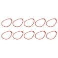 thumbnail image 1 of Unique Bargains 24Pack Red 4.72' Ball Bead Chains with Connectors for Key Chains DIY Crafts, 1 of 6
