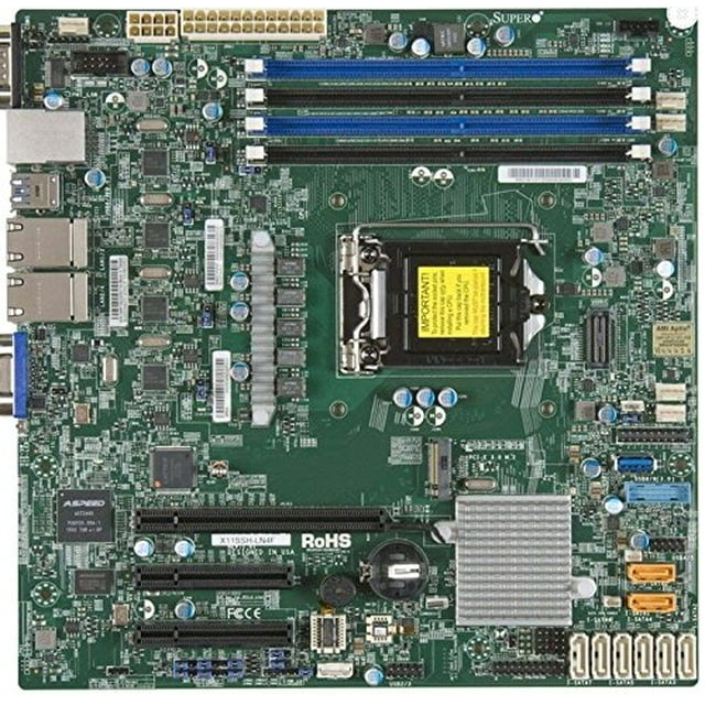 Supermicro Micro ATX DDR4 LGA 1151 Motherboards X11SSH-LN4F-O