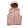 thumbnail image 4 of Ruimatai Women's Lightweight Puffer Vest Hooded Casual White Duck Down Jacket for Outdoor Winter Warmth, 4 of 7
