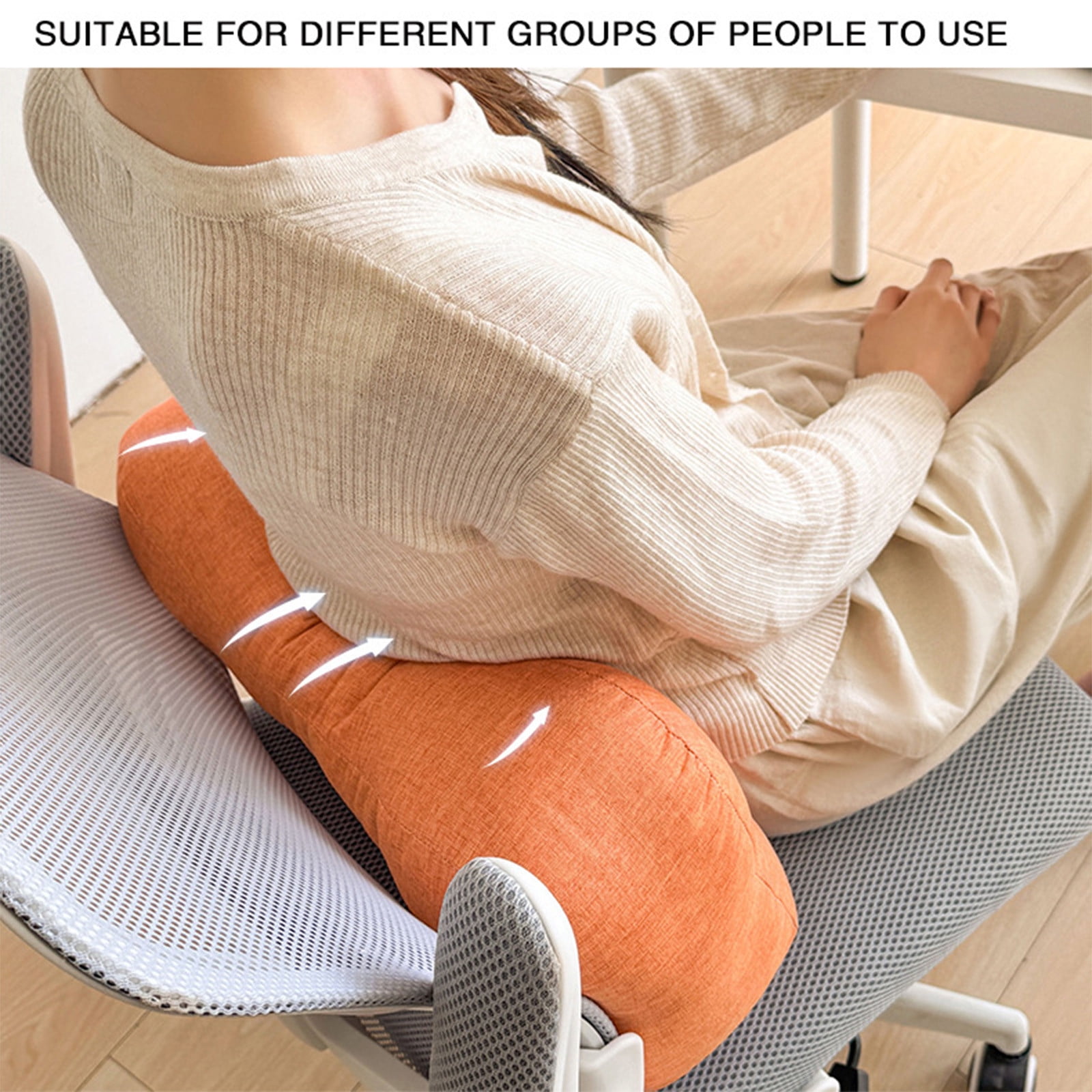 LHNFT Ergonomic Butterfly-Shaped Neck Pillow, Contoured Cervical Support Pillow for Neck Pain Relief, Soft Linen-Feel Pillow for All Sleeping Positions