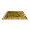 thumbnail image 2 of Ahgly Company Machine Washable Indoor Rectangle Persian Yellow Traditional Area Rugs, 8' x 12', 2 of 4
