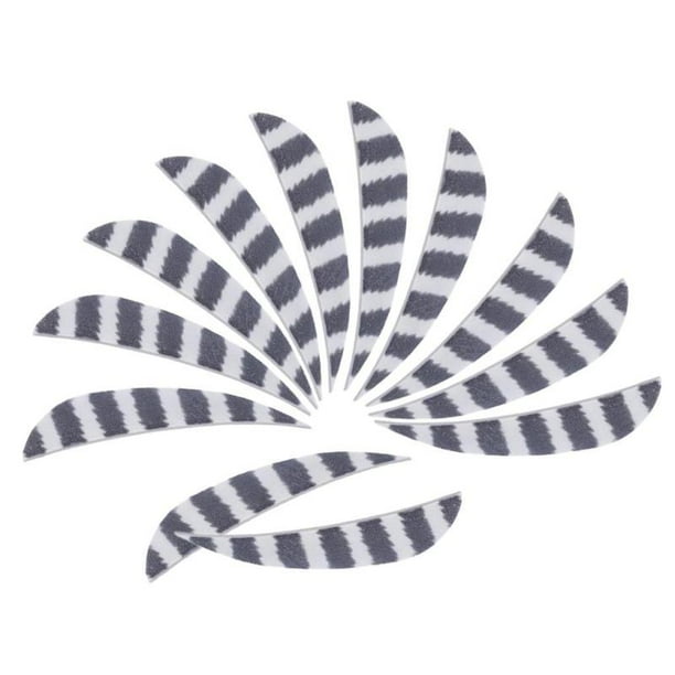 12 Pieces Arrow Vanes 4 Inch Plastic Feather Fletching DIY Archery