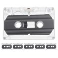 thumbnail image 1 of 6 pcs Blank Audio Tapes DIY Empty Cassette Tape 30-minute Recordable Blank Cassette Tapes for Greeting, 1 of 4