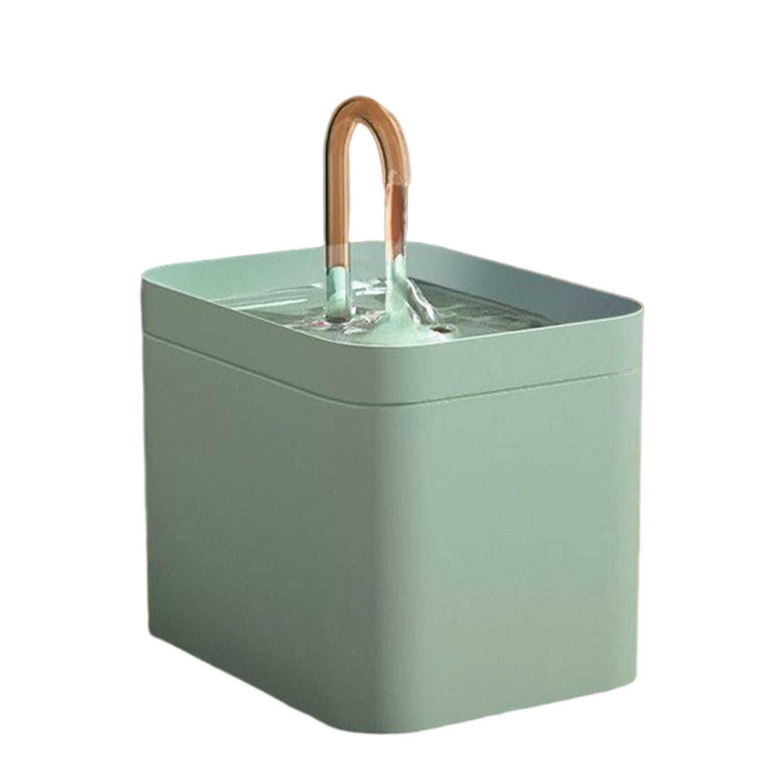 Automatic Cat Water Fountain 1.5L Dispenser USB Indoor Drinking Bowl Water Fountain green