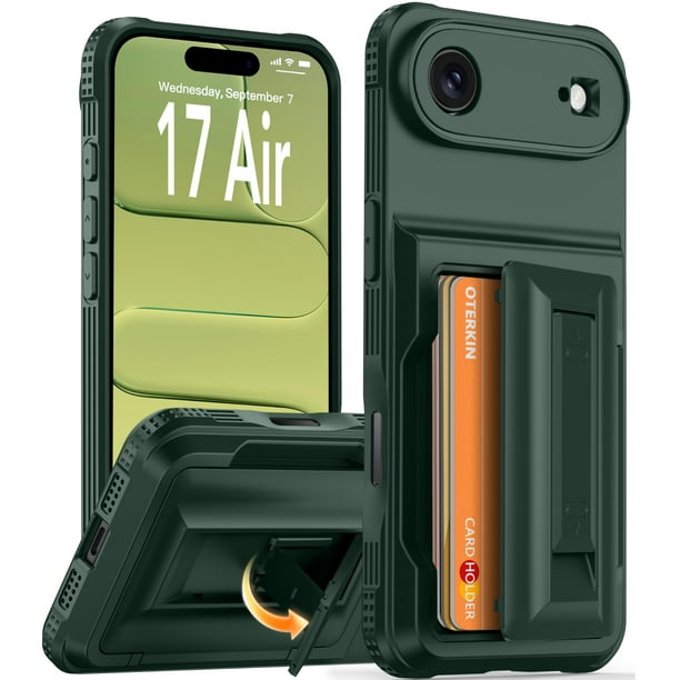 Funda Cartera Oterkin para iPhone 17 Air 6.5'' con Porta Tarjetas para 4-5 tarjetas