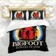 thumbnail image 5 of Bigfoot Conjunto de sábanas temático, trío de piezas, cómodo y amigable con la piel, diseño único, regalo de decoración para el hogar para familiares, amigos y fans,135cm *200cm, 5 of 6