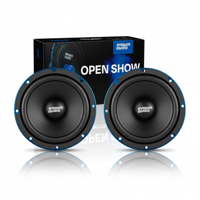 Kit Bocinas Medio Rango 8" para Auto - Evolum Audio