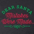 thumbnail image 3 of CafePress - Dear Santa Mistakes Were Made - Women's Long Sleeve Charcoal Gray Pajamas, 3 of 3