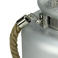thumbnail image 2 of 9.5" Reindeer & Tree Silhouette Mercury Glass Decorative Christmas Pillar Candle Holder with Handle, 2 of 4