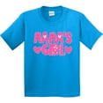 thumbnail image 3 of Inktastic Mama's Girl Pink with Hearts Youth T-Shirt, 3 of 5