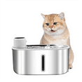 thumbnail image 2 of Stainless Steel Dog Water Fountain Pet Water Fountains for Dog and Cats 3L Water Bowl Dispenser W/Filter Drinking Bowls, 2 of 8