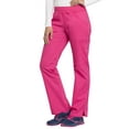 thumbnail image 2 of Cherokee Workwear Professionals Women's Scrubs Pant Mid Rise Straight Leg Pull-On Cargo WW170, 2 of 7