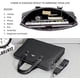 thumbnail image 5 of FSD.WG Maletín de Cuero - Bolsa para Laptop de 14 Pulgadas, Correa de Hombro Ajustable, Bolsa de Negocios Multifuncional, 5 of 6