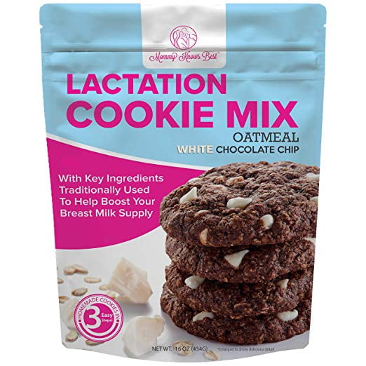 Mommy Knows Best Lactation Cookies Mix Oatmeal White Chocolate Chip