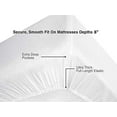 thumbnail image 4 of Calico Linens 400TC Sateen Solid Cotton King Sheet Set, includes 1 fitted sheet , 1 flat sheet and 2 pillowcases, Black Solid, 4 of 4