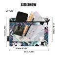 thumbnail image 3 of Soccer Balls 2 Pack Pencil Pouch for 3 Ring Binder Smooth Zipper Folders with Pockets Clear Window Pencil Case, 3 of 6