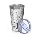 thumbnail image 2 of 16oz Tumblers Black and White Halloween Ghosts Stainless Steel Vacuum Insulated Double Wall Travel Tumbler Cups Mug with Lid and Straw,Cleaning Brush for Coffee,Tea, 2 of 4