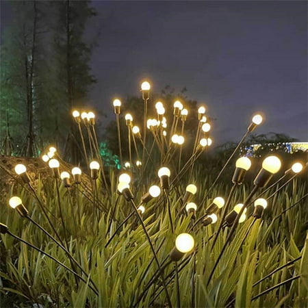 

Outdoor Solar LED Firefly Swaying Lawn Light Waterproof Garden Landscape Lamp