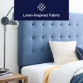 thumbnail image 6 of Rest Haven Upholstered Square Tufted Headboard, Twin/Twin XL, Navy, 6 of 11