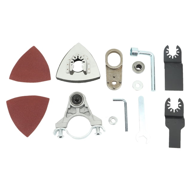 Ensemble de Convertisseur de Meuleuse D'angle Kit de Tête de Conversion de Meuleuse D'angle à Joint Universel en Acier Inoxydable Modification de L'adaptateur de Meuleuse D'angle Outil Oscillant