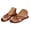 Brown, variant on Mepaouo Women's Flip Flops Braided Beach Thong Sandals Summer Beach Casual Strappy Flat Water Shoes