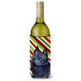thumbnail image 1 of Schipperke Candy Cane Holiday Navidad Botella De Vino Aislador De Bebidas Aislador De Bebidas Hugger, 1 of 1