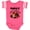 Football Pink and White, variant on Inktastic Papa's Little Ladybug Boys or Girls Baby Bodysuit