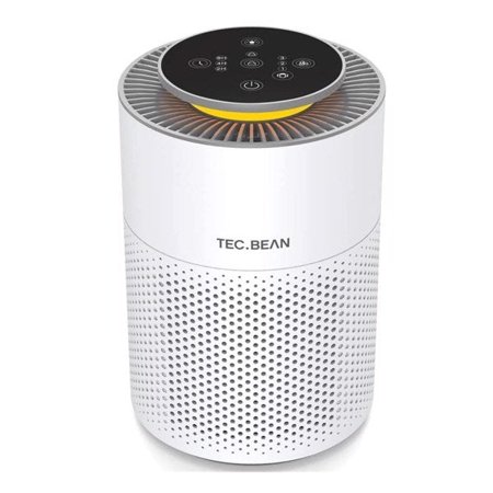 

Air Purifiers for Bedroom with Adjustable Night Light; TEC.BEAN H13 True HEPA Air Filter for Office Desk; JH50G-M; White