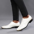 thumbnail image 2 of YUEHUA Men's Oxford Formal Dress Shoes Business Comfortable Classic Lace Up Shoes, 2 of 10