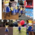 thumbnail image 3 of Benylion Cowgirl Costume for Girls Western Dress Up Outfit for Halloween Cosplsy Party Princess Dress Ruffle Sleeve Clothes for 2-3 Years, 3 of 7