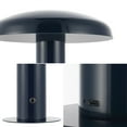 thumbnail image 2 of JONATHAN Y Suillius 11" Contemporary Bohemian Rechargeable/Cordless Iron Dimmable Integrated LED Mushroom Table Lamp, Navy, JYL7114F, 2 of 6