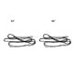 thumbnail image 1 of 2 Piezas De Cuerda De Dacron Negra De 53 "56" Para Cuerda De De Recurvo Cola Cuerda de arco recurvo, 1 of 8