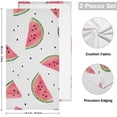thumbnail image 2 of GZHJMY Watermelon Soft Hand Towels, 2 Pcs Absorbent Bath Towel Decorative Fingertip Towels for Bathroom Gym Spa Hotel Beach Swimming Pool,14.4"x 28.3", 2 of 7