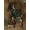 thumbnail image 2 of Sir Edwin Henry Landseer 15x18 Black Ornate Wood Framed Double Matted Museum Art Print Titled - Donald Mcintyre, 2 of 5