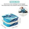 thumbnail image 5 of Dolphin Travel Portable Square Jewelry Stand, Earring Organizer, Ring Storage, Necklace Holder, Bracelet Stand - Suitable for Girls and Women, Travel Organizer Jewelry Boxes, 5 of 6