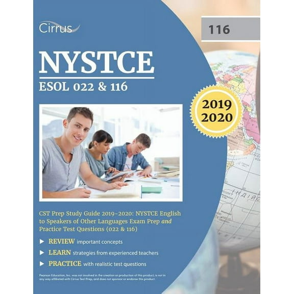 NYSTCE ESOL 022 & 116 CST Prep Study Guide 2019-2020: NYSTCE English to Speakers of Other Languages Exam Prep and Practice Test Questions (022 & 116) (Paperback)