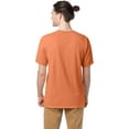 thumbnail image 3 of CW100 Hanes Adult ComfortWash Garment Dyed Short Sleeve Tee Horizon Orange M, 3 of 3