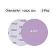 thumbnail image 2 of Unique Bargains 5 Pack 4-Inch Purple Sanding Discs 10000 Grits Hook & Loop Professional Aluminum Oxide Sandpaper, 2 of 6