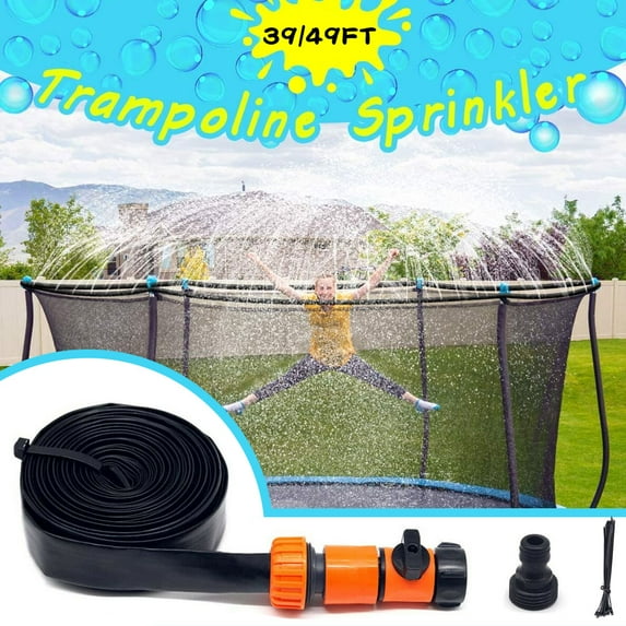 Trampoline Sprinkler, for Kids Outdoor Water park Fun Summer Outdoor Water Games Yard Toys Sprinklers Backyard Water Park